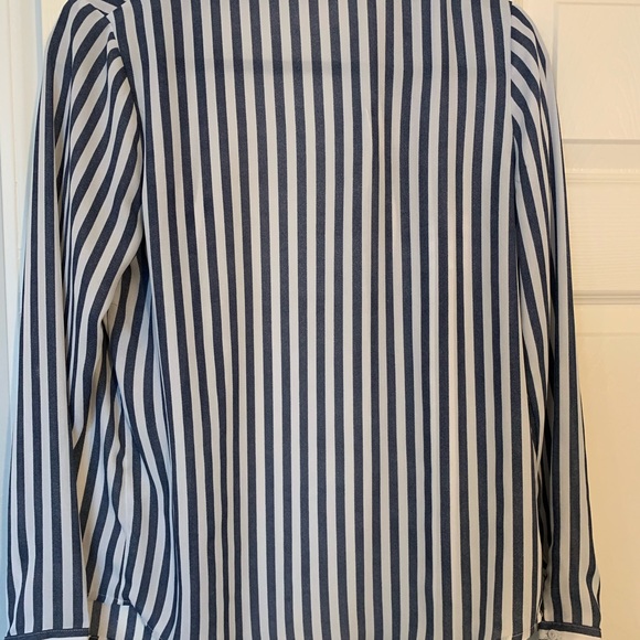 Striped Button Down Blouse - Picture 4 of 4